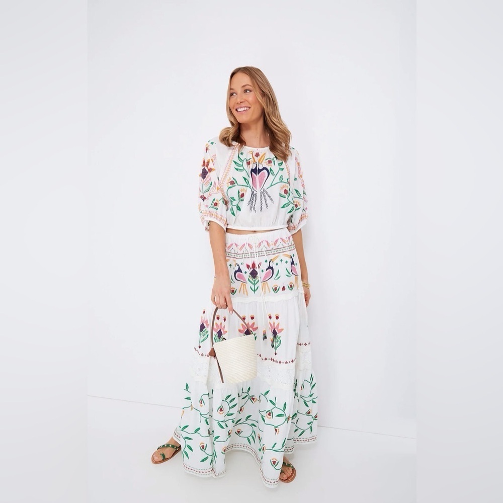 FARM Rio Summer Garden Maxi Skirt **altered piece**
